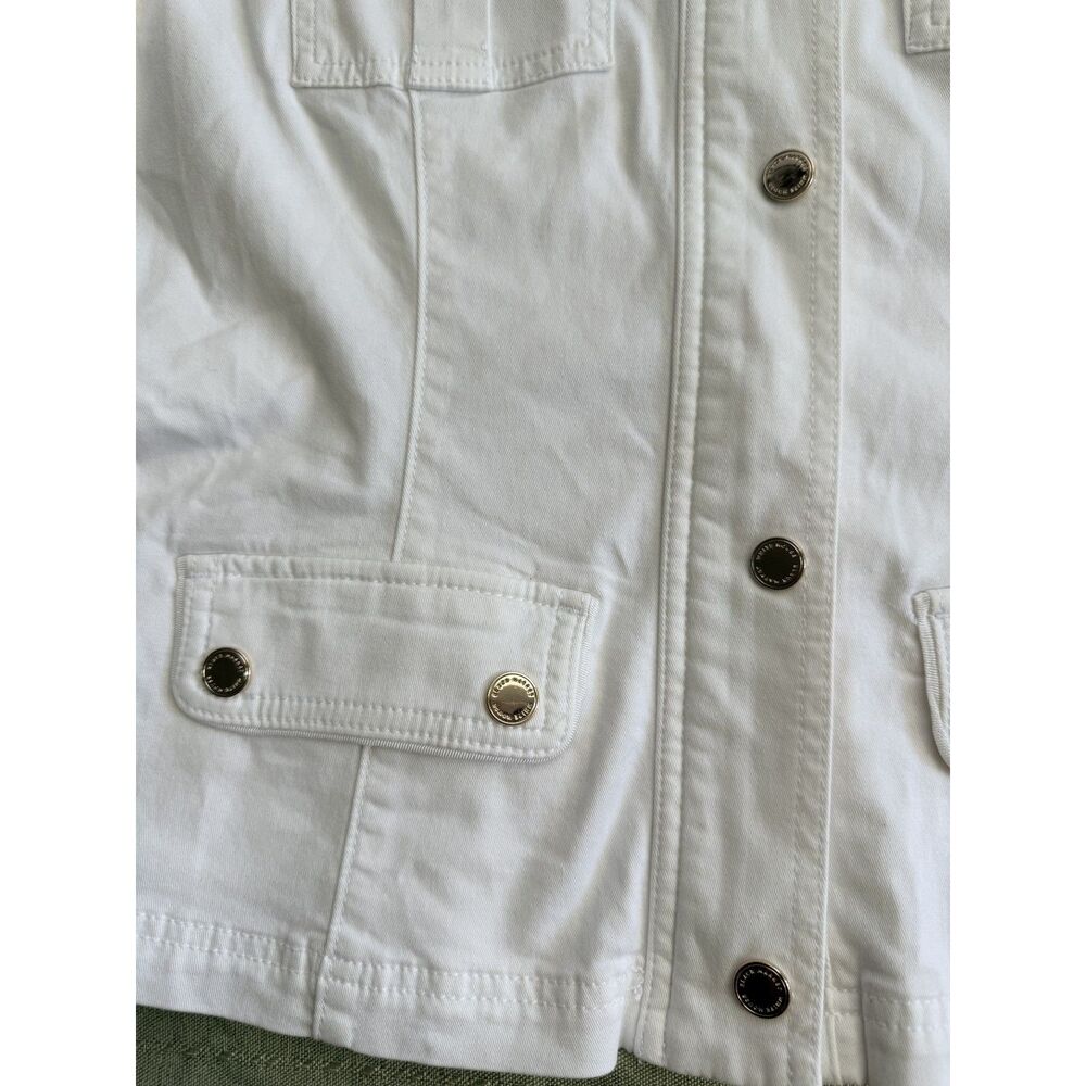 White House Black Market Cute Jacket White Size 10 - Picture 4 of 4